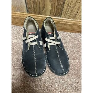 On Foot Your Way Shoes Size 37 Women Black Leather Shoes Lace